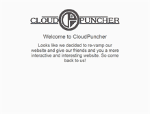 Tablet Screenshot of cloudpuncher.net